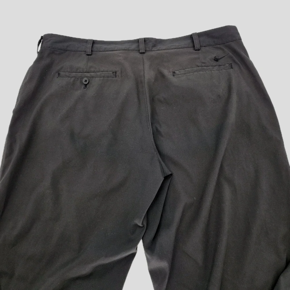 Nike Golf Dri-Fit Pants Men's 38x32 Black Performance Golf Athletic Stretch